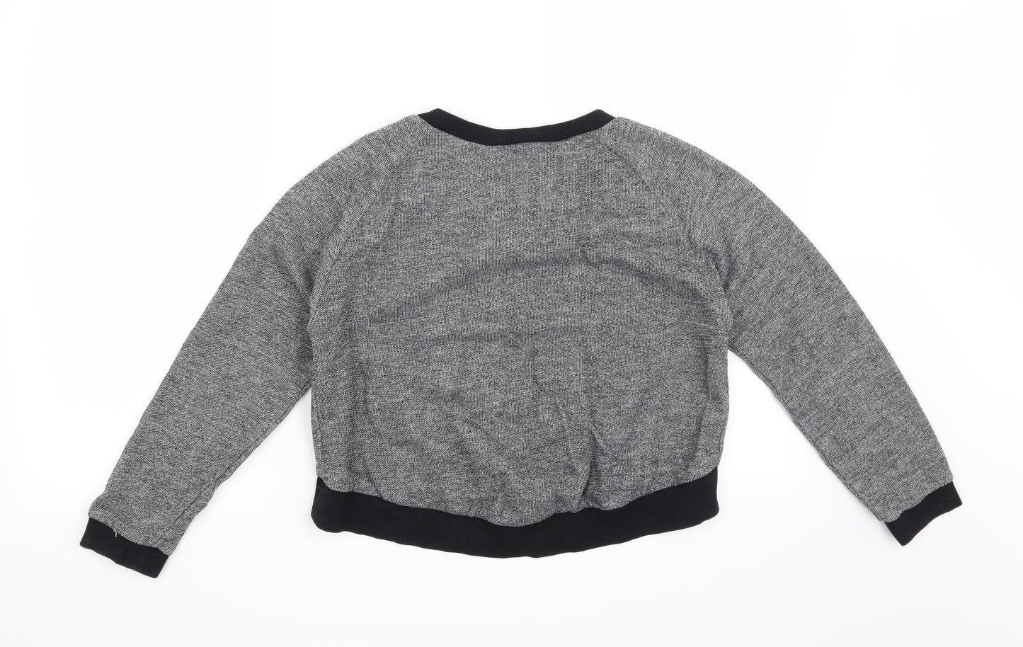 Sophie Girls Grey   Pullover Sweatshirt Size 12-13 Years