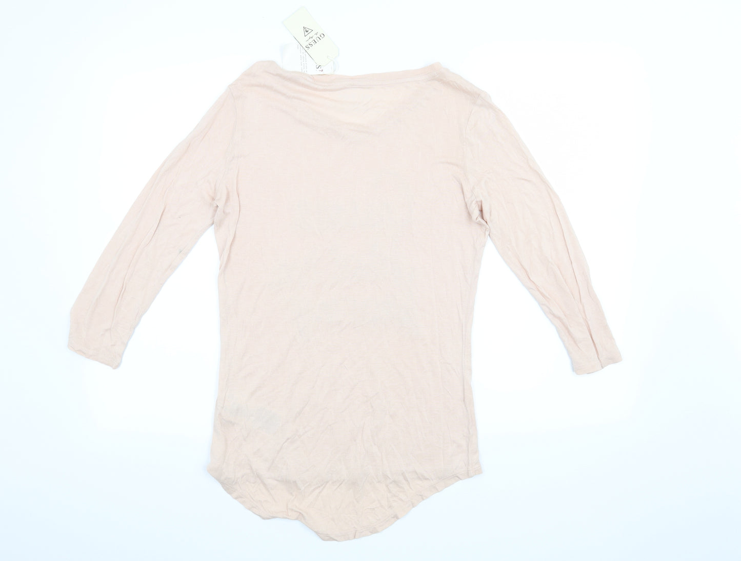 GUESS Womens Pink   Basic T-Shirt Size 12
