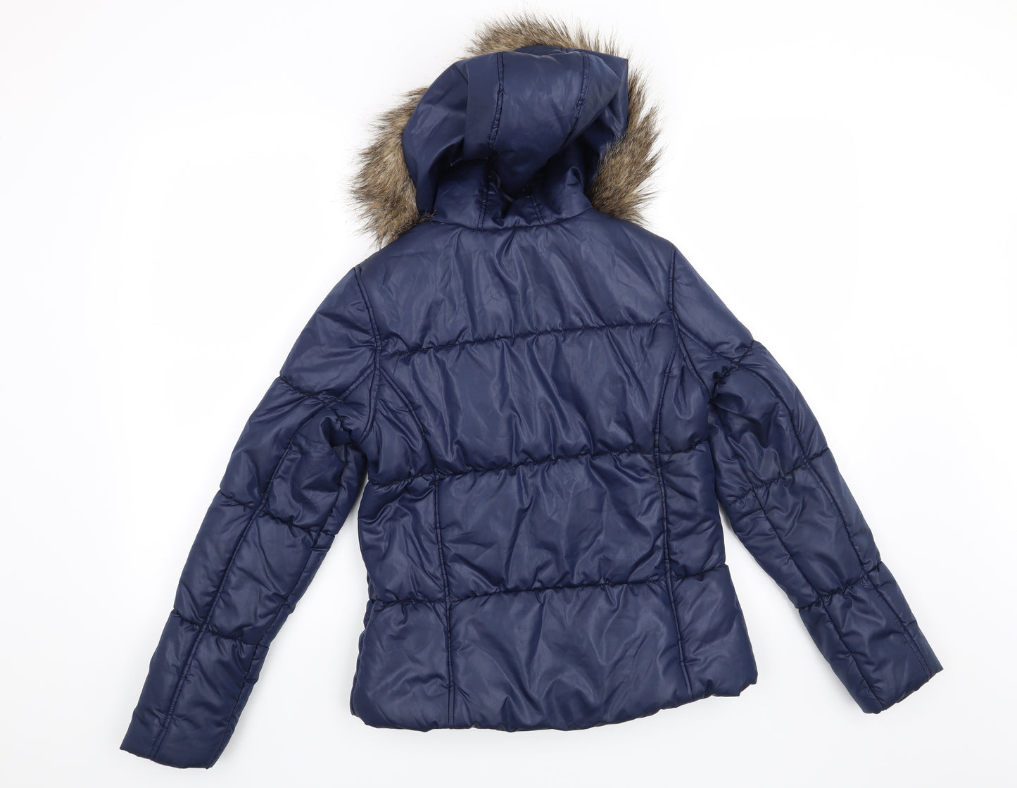 Sophie Girls Blue   Overcoat Coat Size 12-13 Years