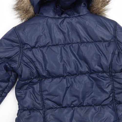 Sophie Girls Blue   Overcoat Coat Size 12-13 Years
