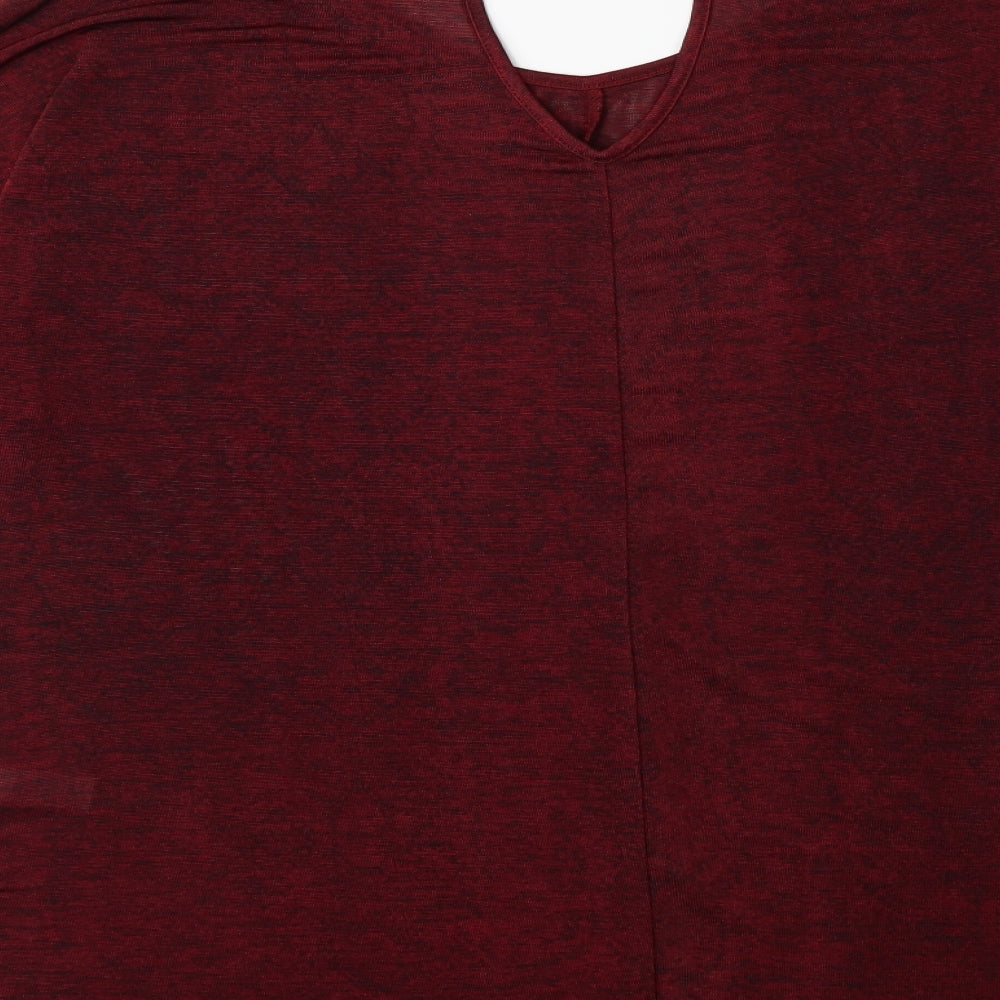 George Womens Red   Basic T-Shirt Size 16