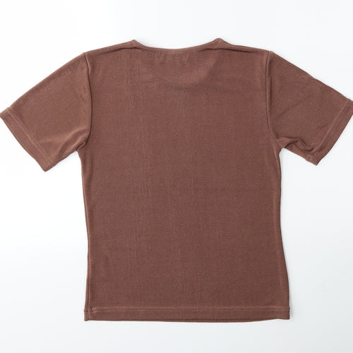 Damart Womens Brown   Basic T-Shirt Size 8