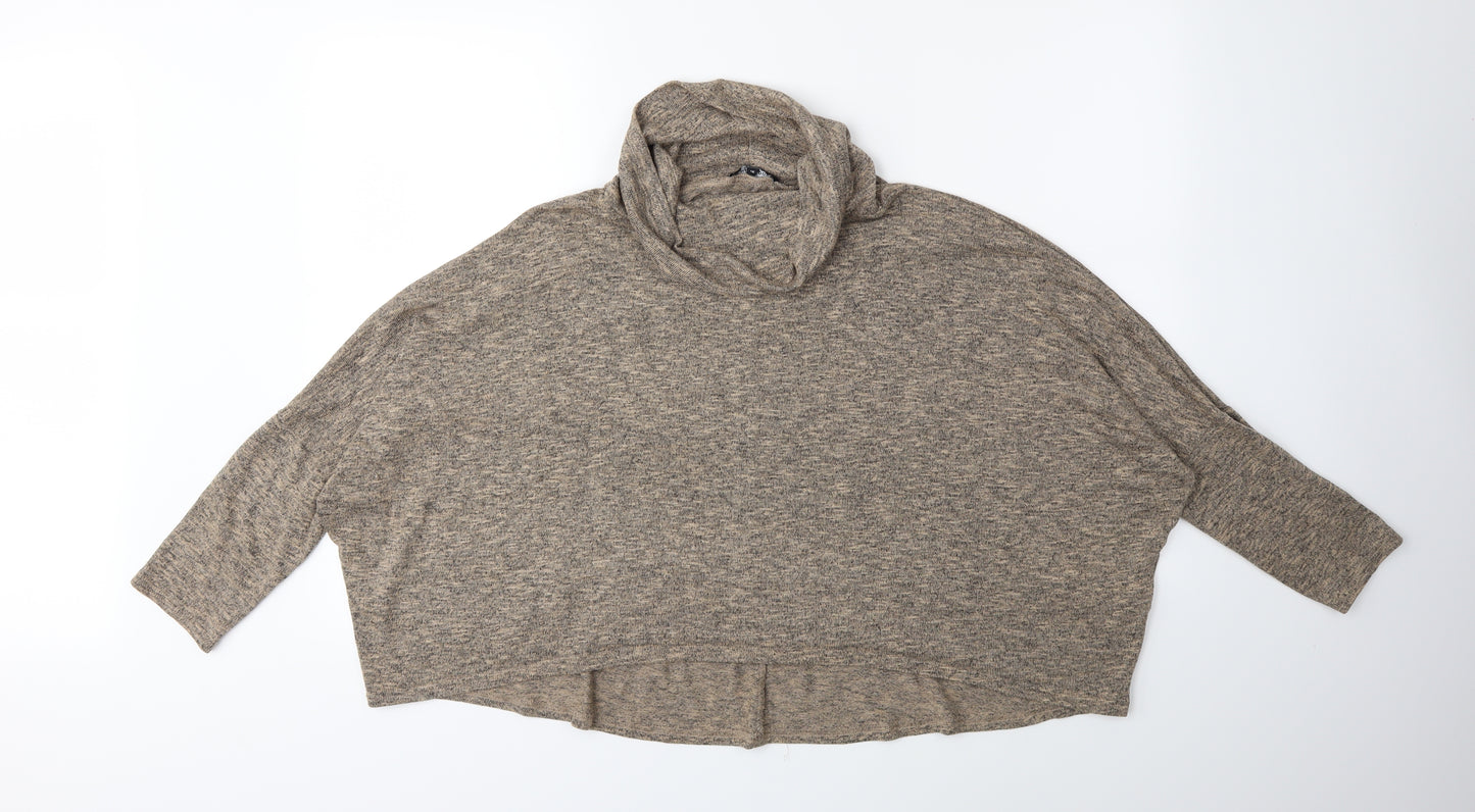 New Look Womens Brown   Pullover Jumper Size 12