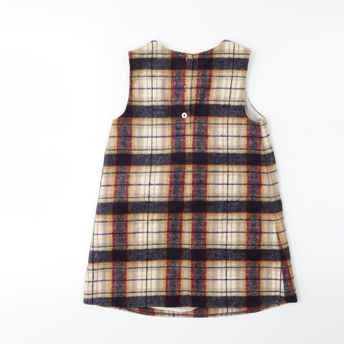 Nutmeg Girls Blue Check  A-Line  Size 5-6 Years