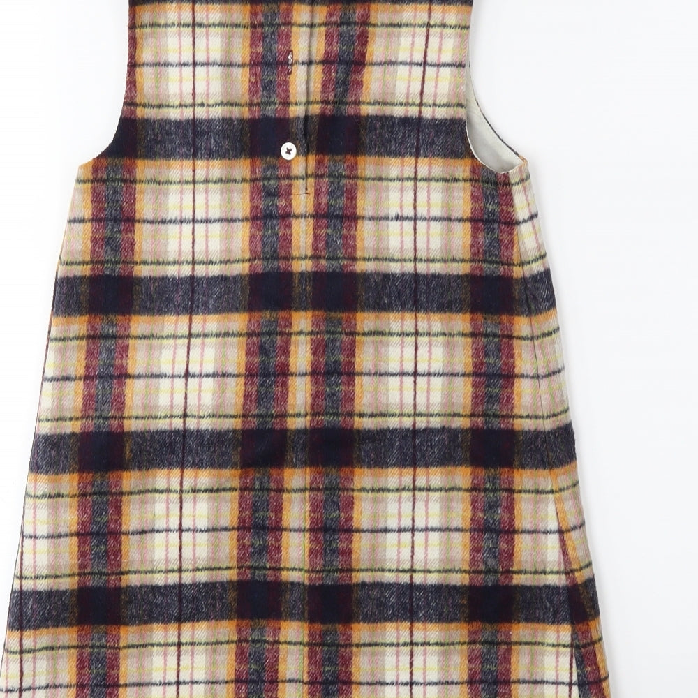 Nutmeg Girls Blue Check  A-Line  Size 5-6 Years