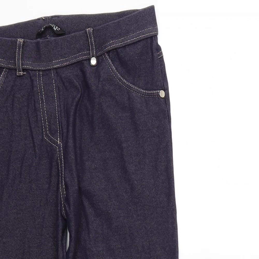 Select Womens Blue  Denim Jegging Jeans Size 8 L20 in