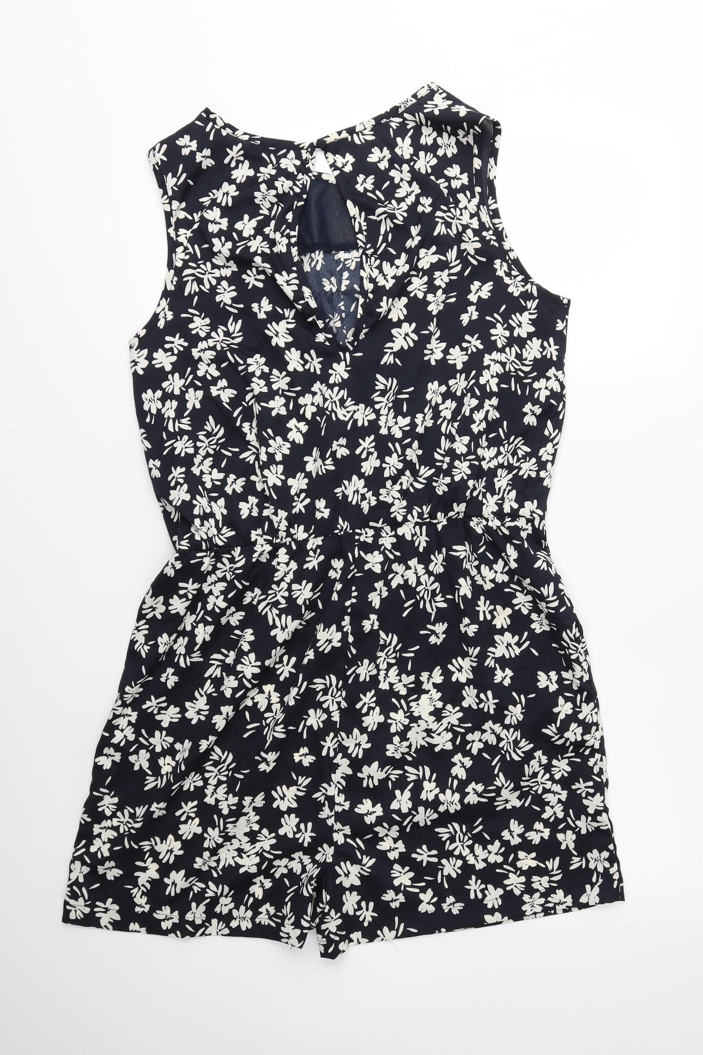 Atmosphere Womens Blue Floral  Playsuit One-Piece Size 16