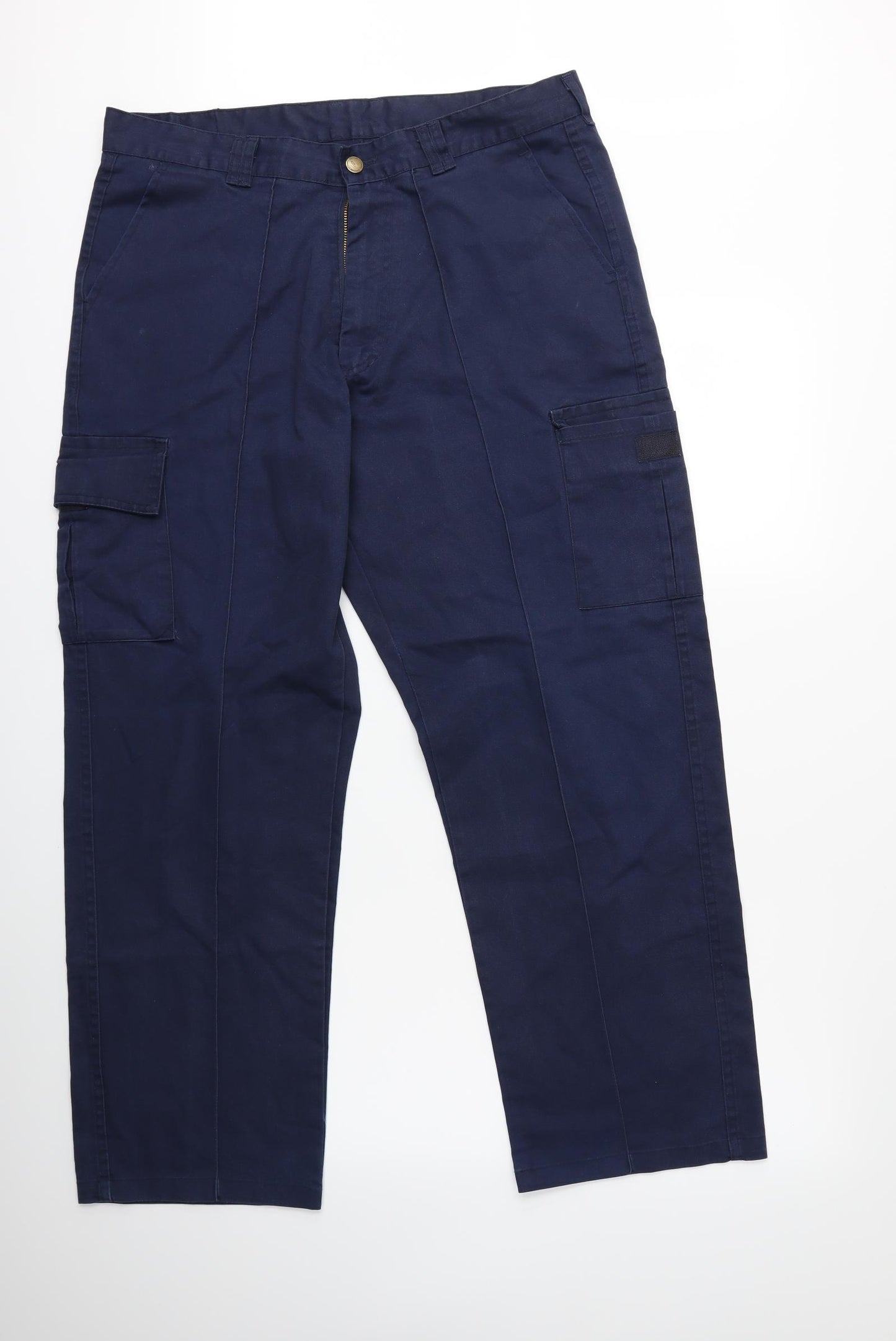 Uneek Mens Blue   Cargo Trousers  L30 in