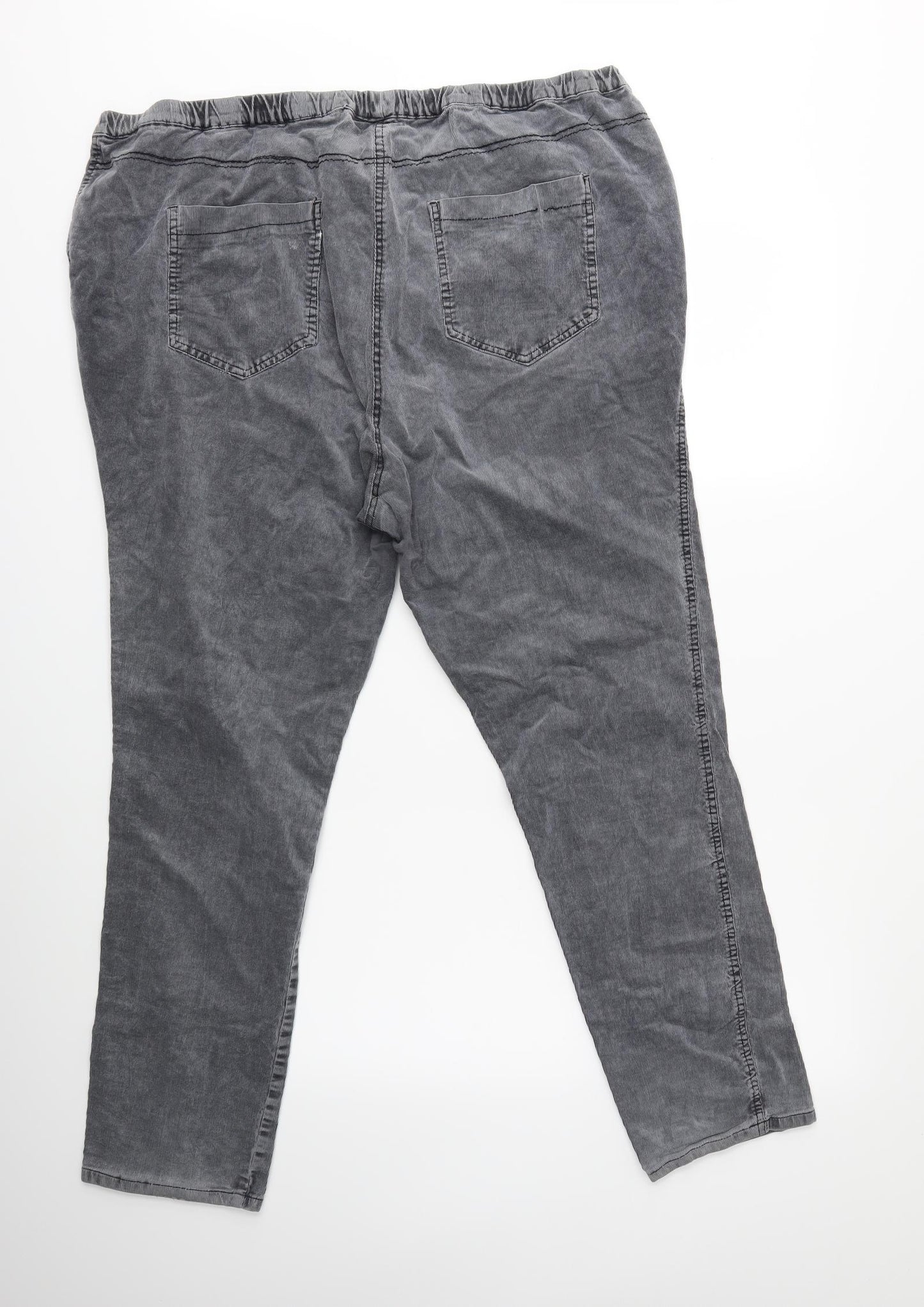 evie Womens Grey  Corduroy Snow Pants Trousers Size 26 L28 in
