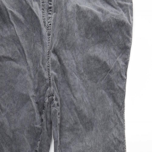 evie Womens Grey  Corduroy Snow Pants Trousers Size 26 L28 in