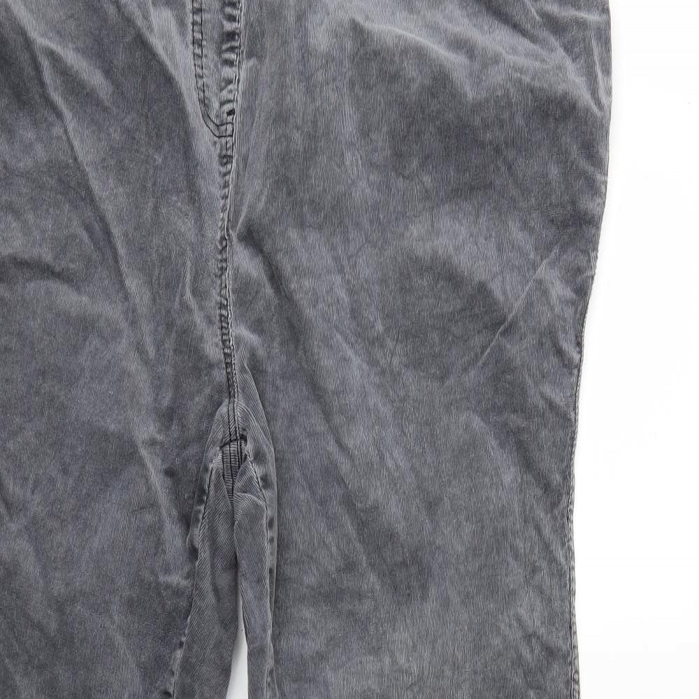 evie Womens Grey  Corduroy Snow Pants Trousers Size 26 L28 in