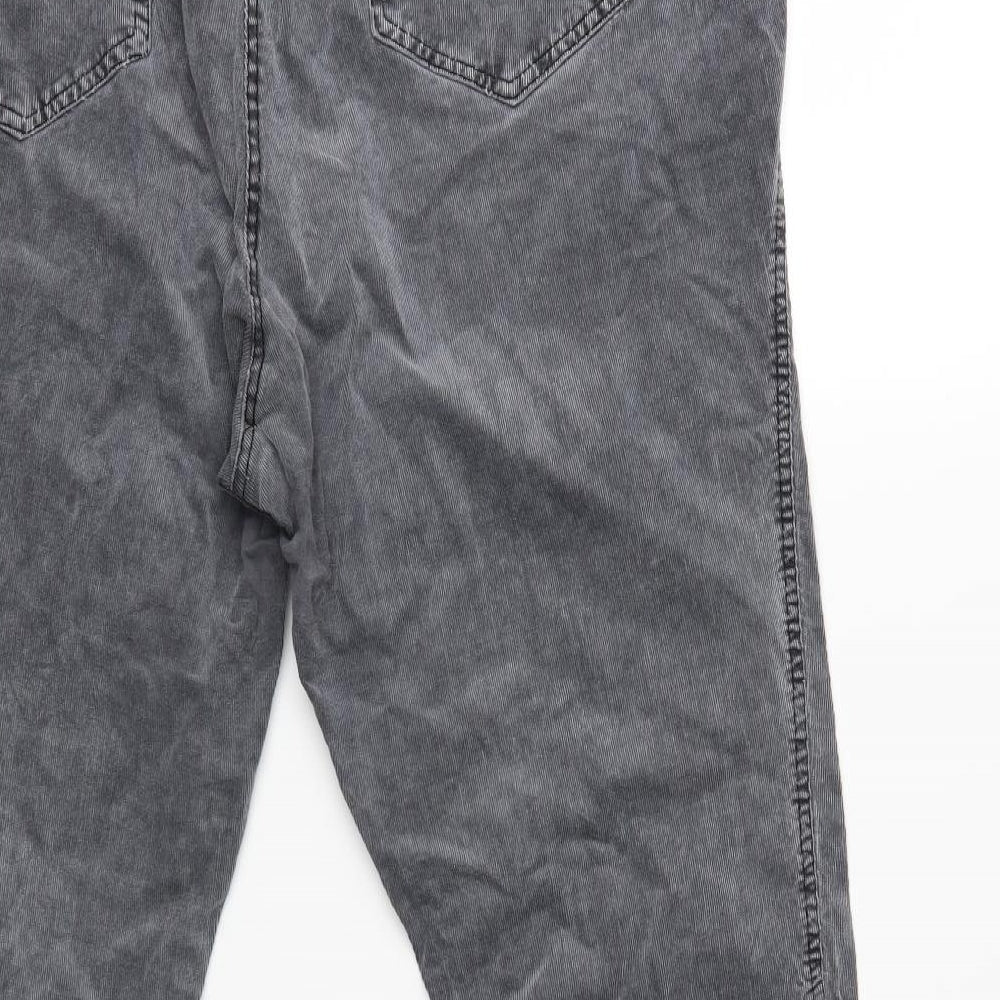 evie Womens Grey  Corduroy Snow Pants Trousers Size 26 L28 in