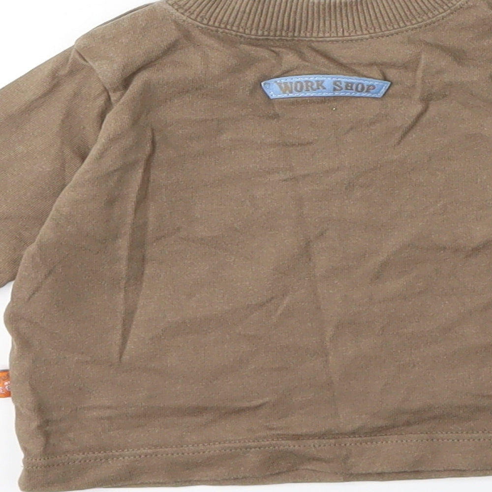 Mothercare Baby Brown   Basic T-Shirt Size 0-3 Months