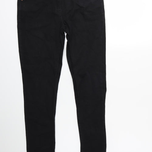 NEXT Womens Black  Denim Skinny Jeans Size 10 L28 in