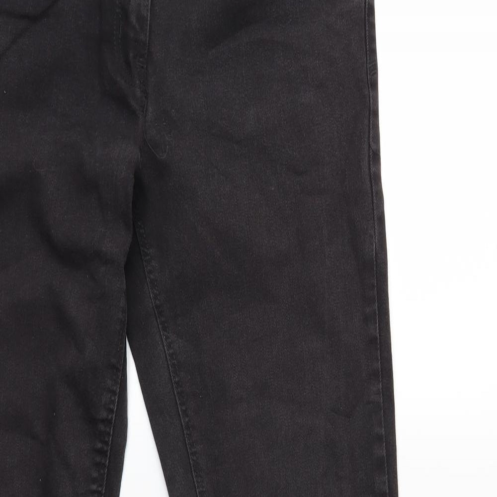 NEXT Womens Black  Denim Skinny Jeans Size 12 L27 in