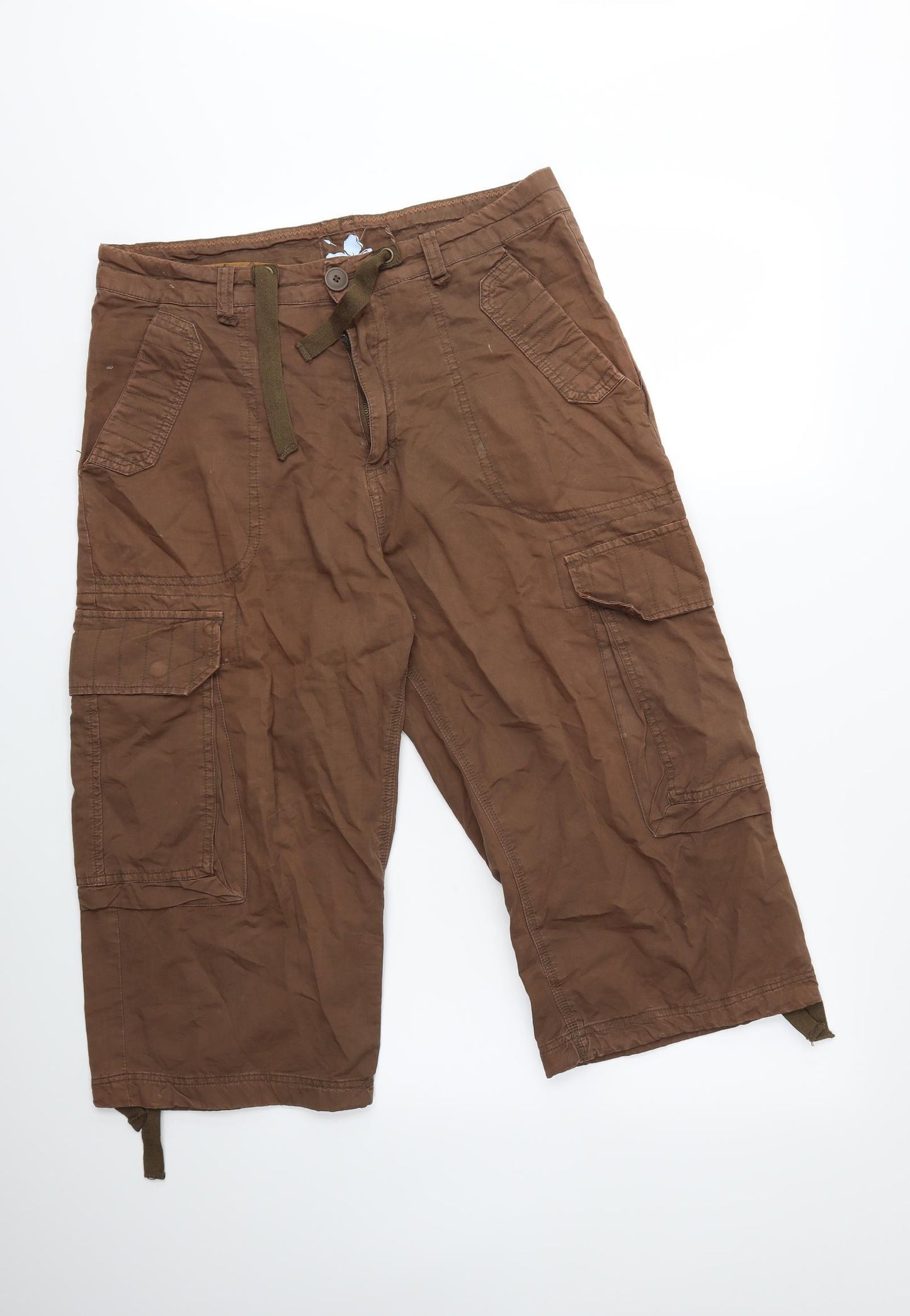Preworn Womens Brown   Cargo Trousers  L20 in