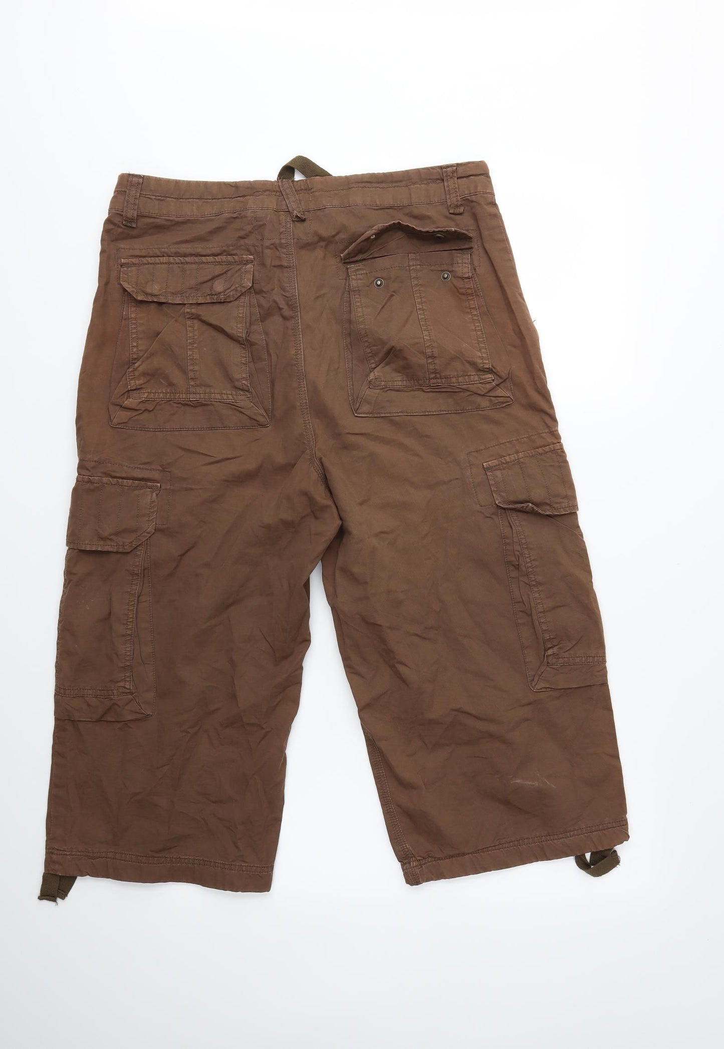 Preworn Womens Brown   Cargo Trousers  L20 in