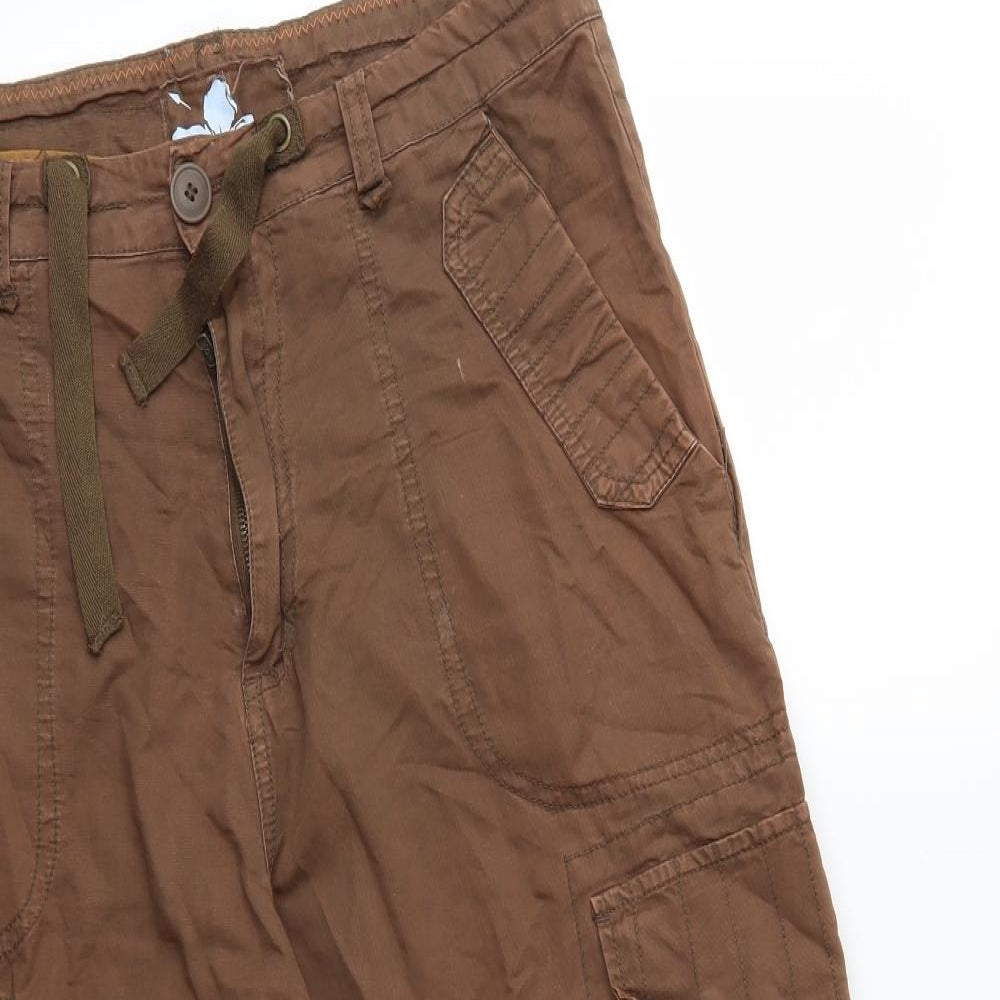 Preworn Womens Brown   Cargo Trousers  L20 in