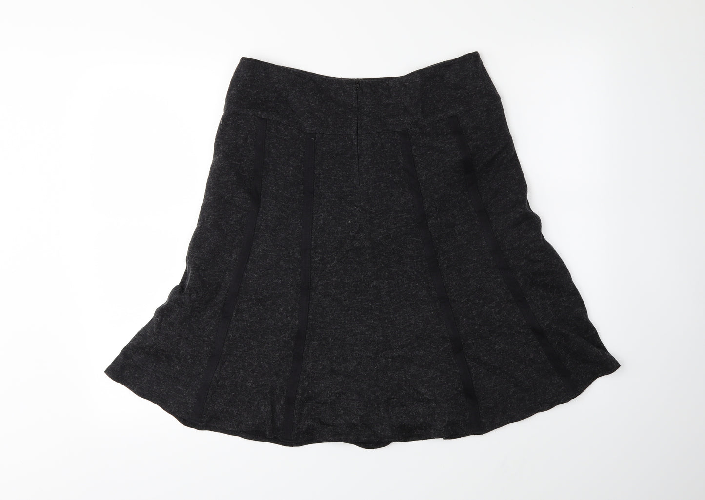 Marks and Spencer Womens Grey   Pleated Skirt Size 12