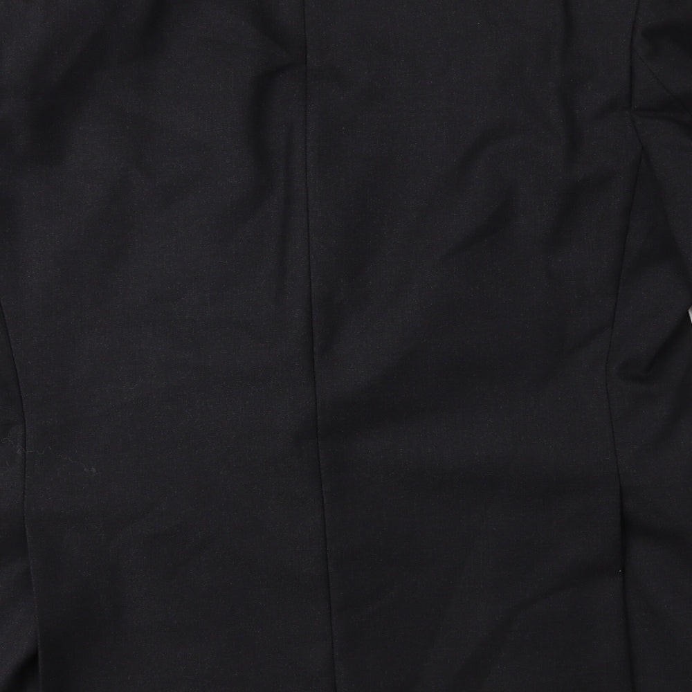 Preworn Mens Black   Jacket Suit Jacket Size 40