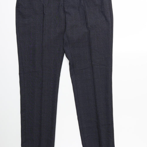 Preworn Mens Blue Check  Trousers  Size 30 L27 in