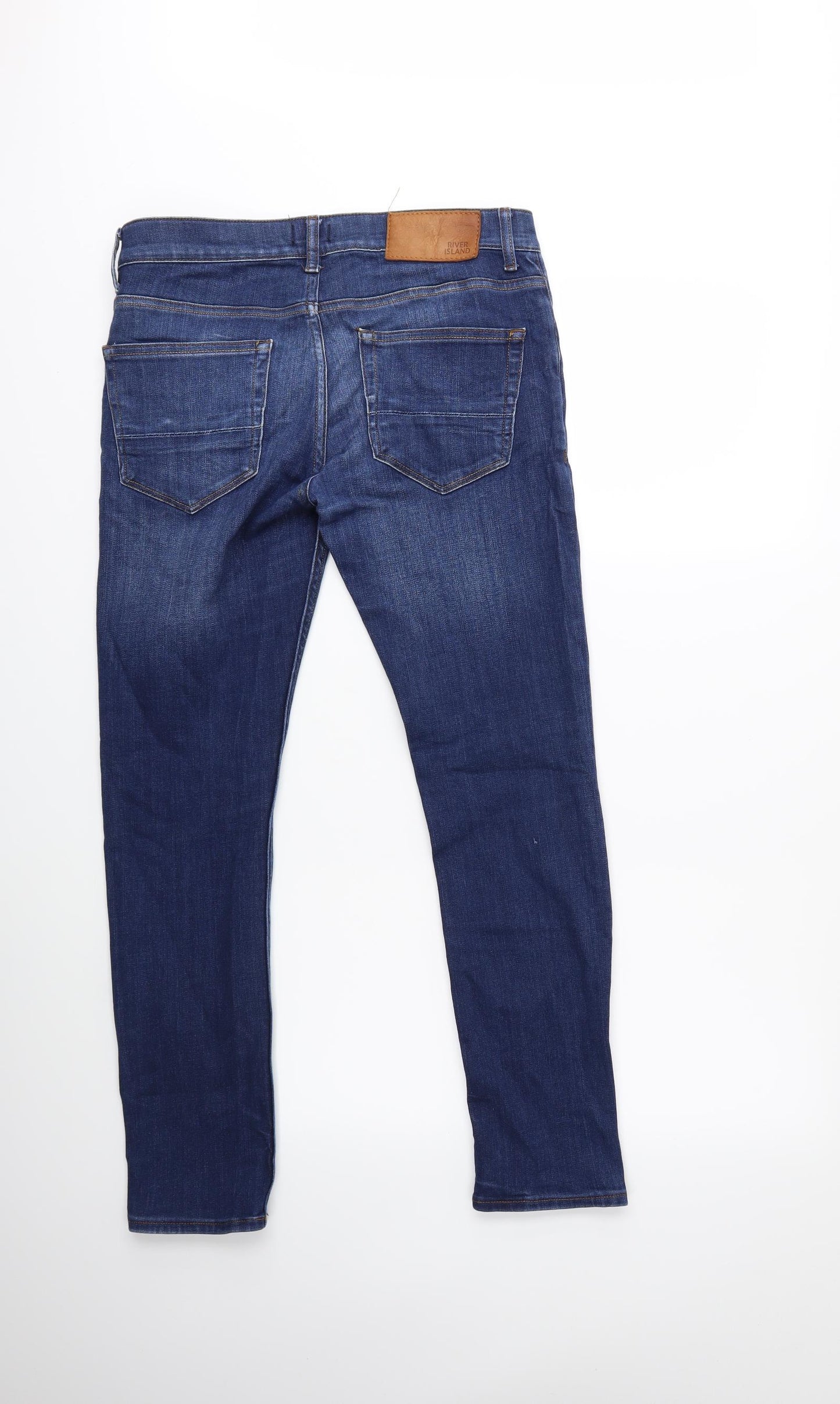 River Island Mens Blue  Denim Skinny Jeans  L39 in