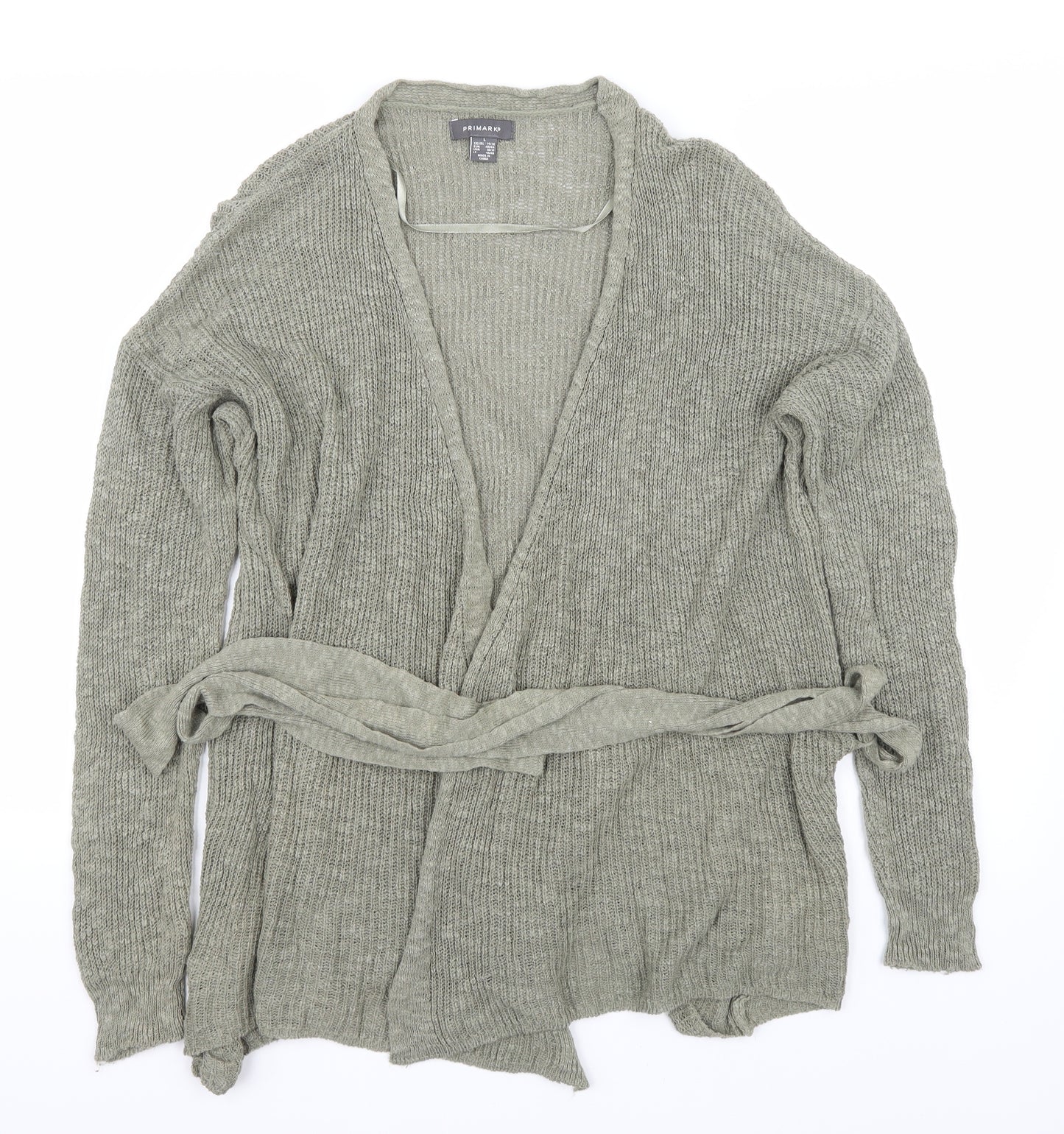 Primark Womens Green   Cardigan Jumper Size L
