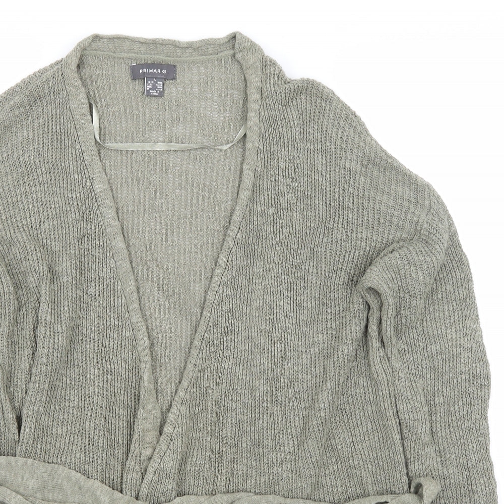 Primark Womens Green   Cardigan Jumper Size L