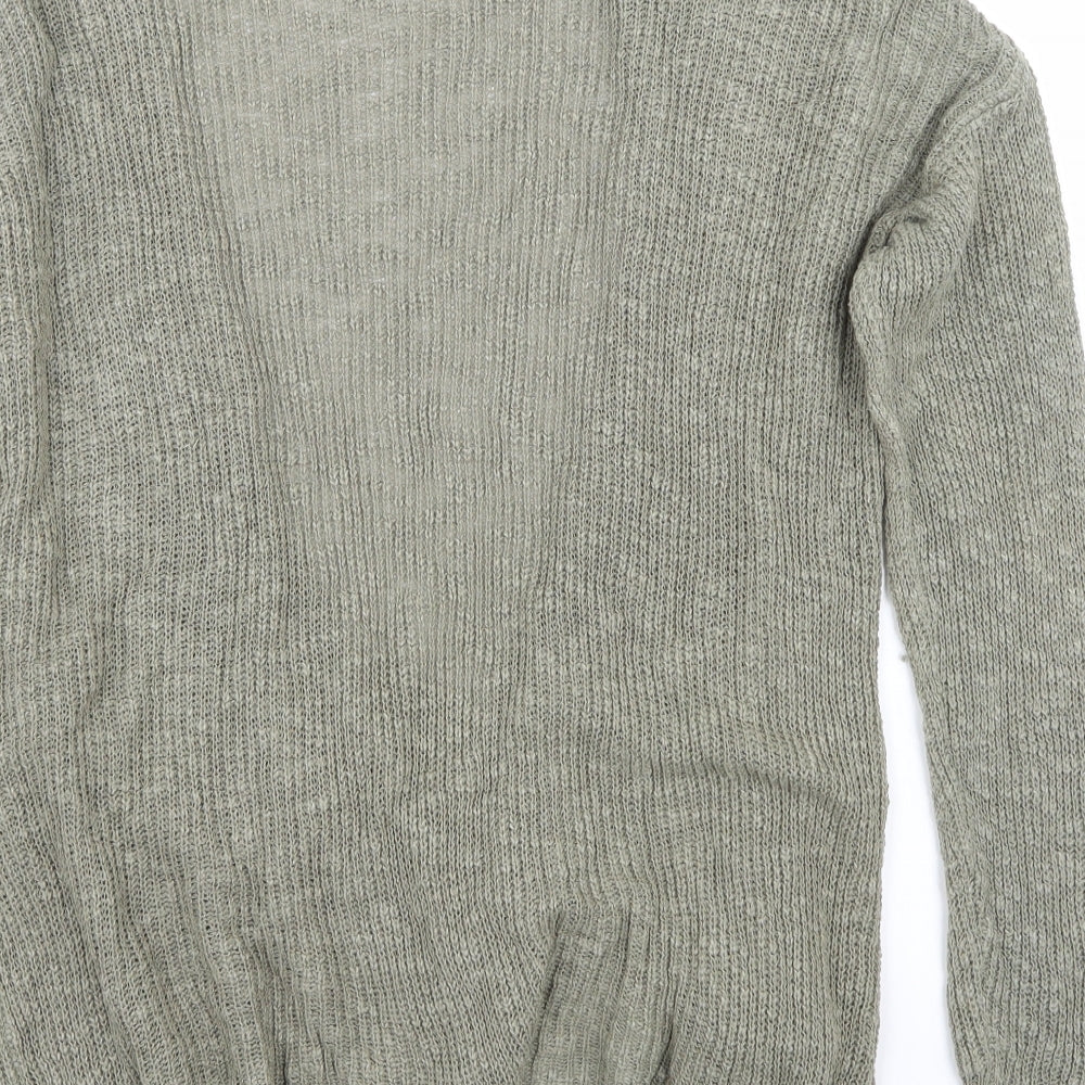 Primark Womens Green   Cardigan Jumper Size L