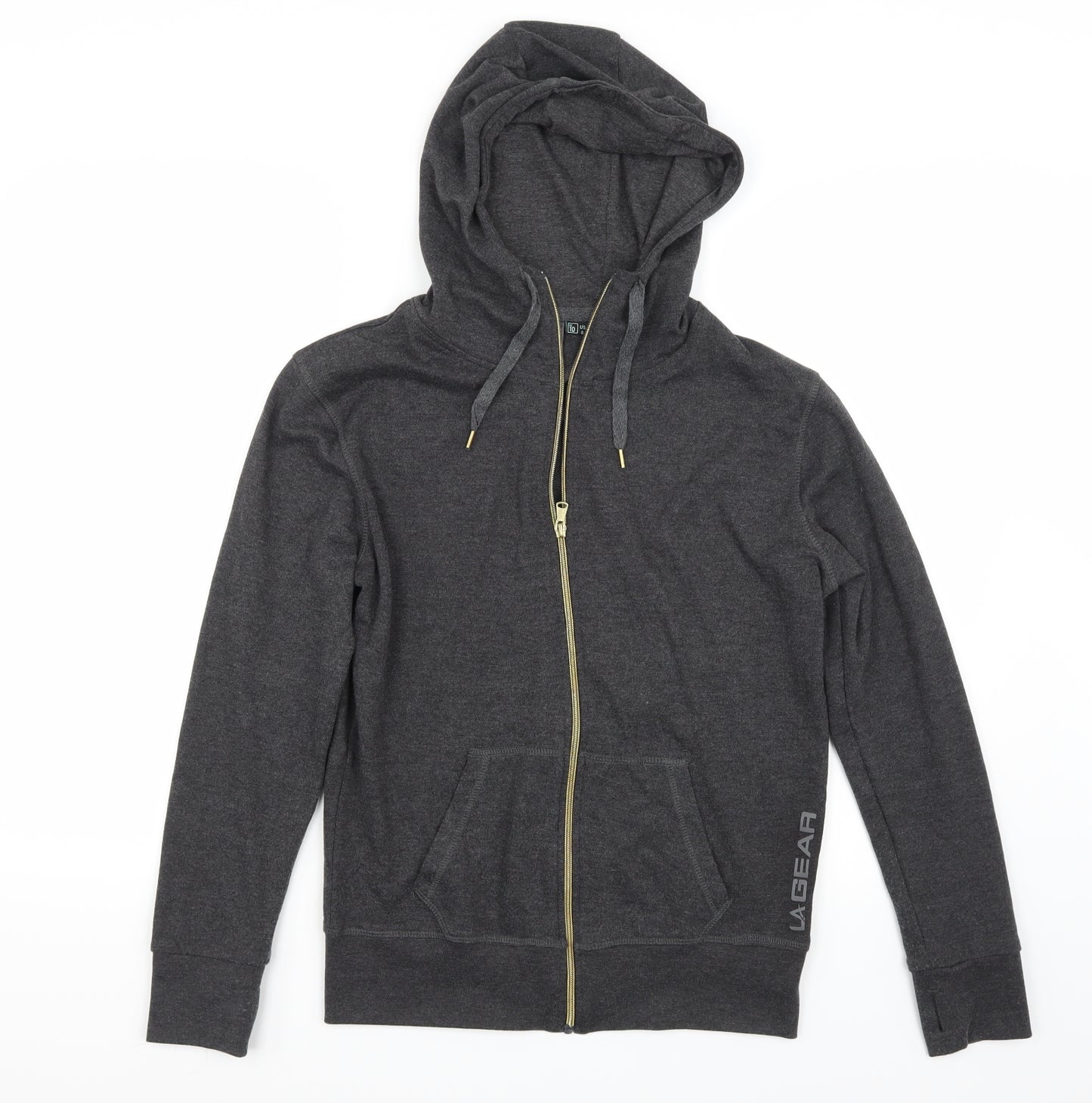 LA Gear Womens Grey   Full Zip Hoodie Size 10