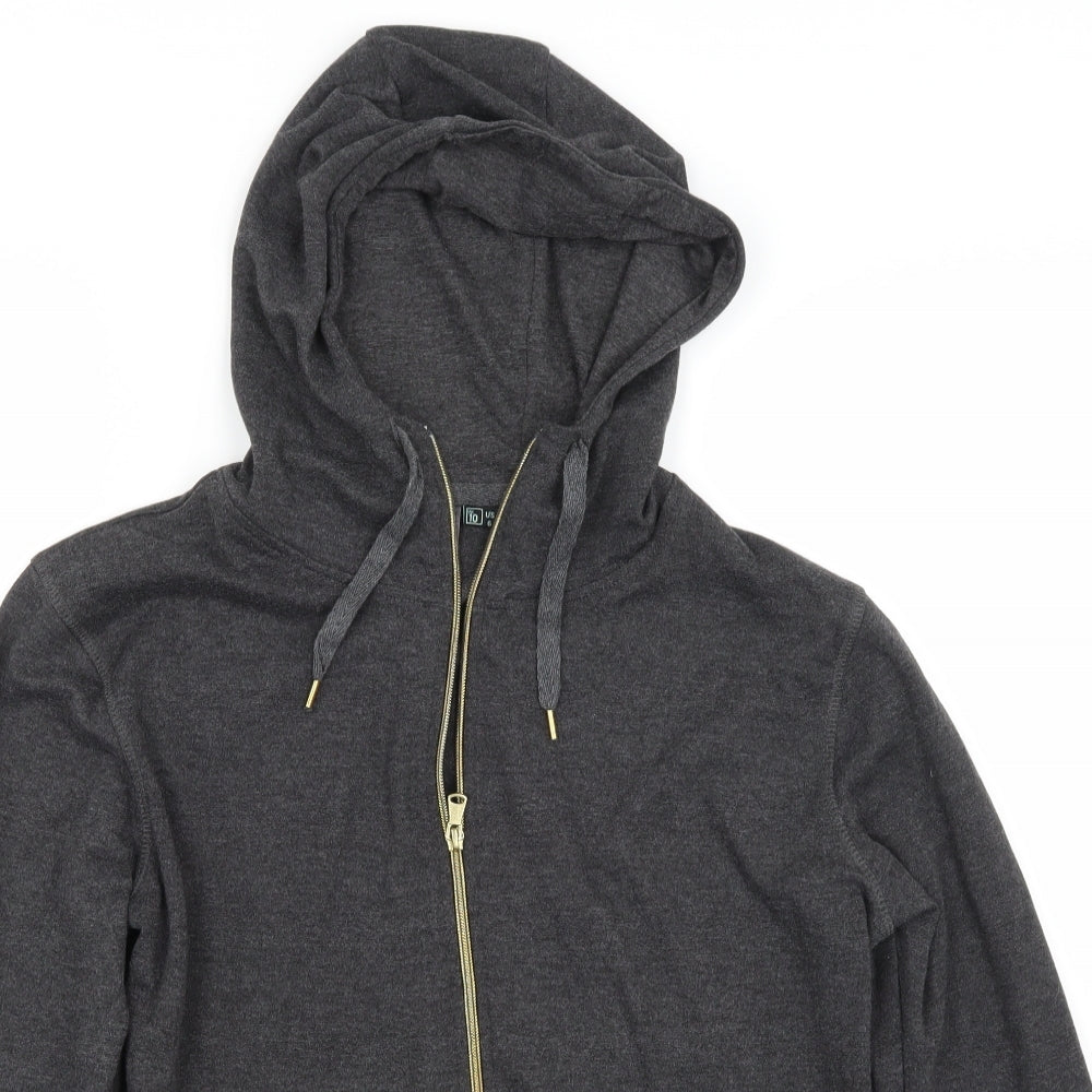 LA Gear Womens Grey   Full Zip Hoodie Size 10