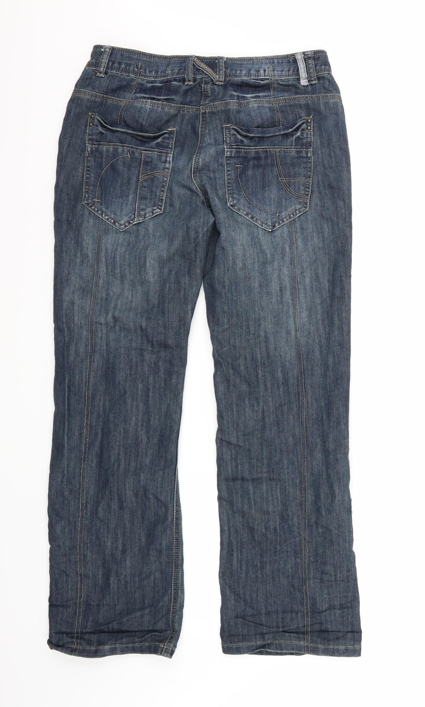 George Womens Blue   Straight Jeans Size 10 L30 in