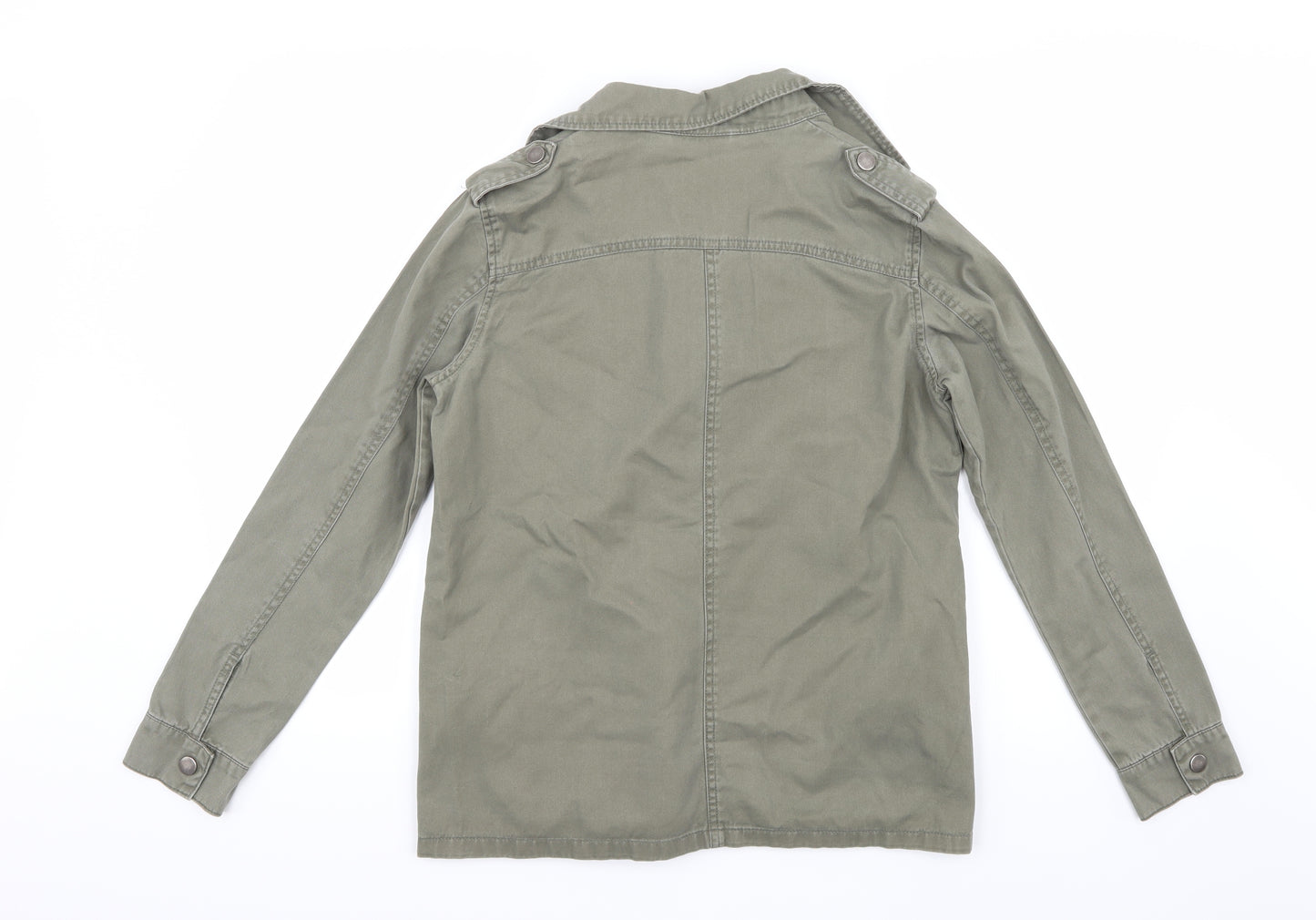 Internationale Womens Green   Jacket Coat Size 8