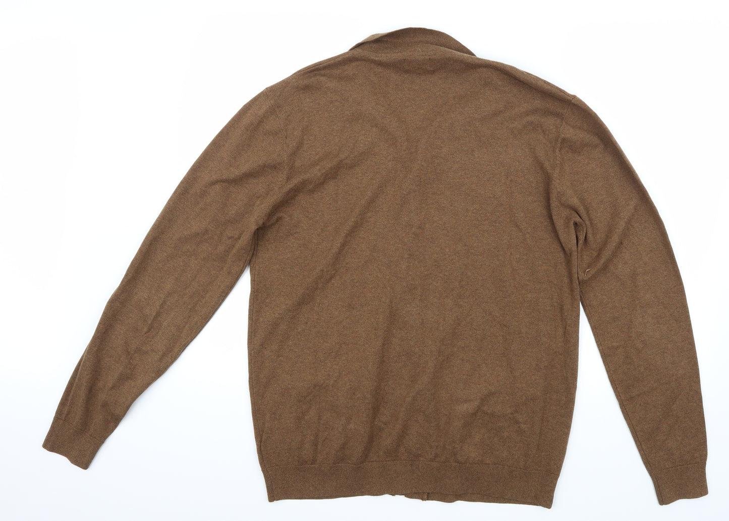 NEXT Mens Brown   Cardigan Jumper Size L