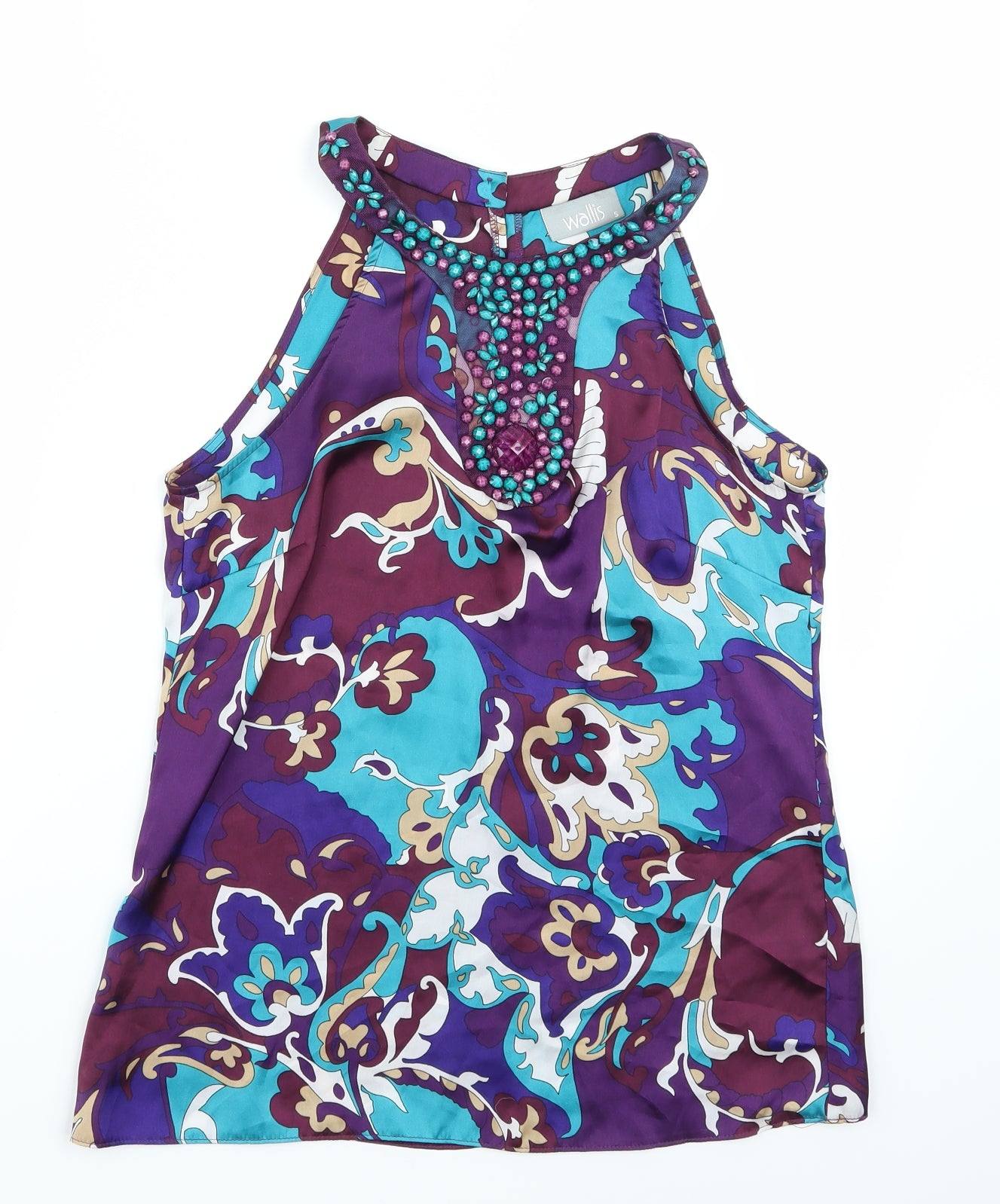 Wallis Womens Purple   Basic Blouse Size S