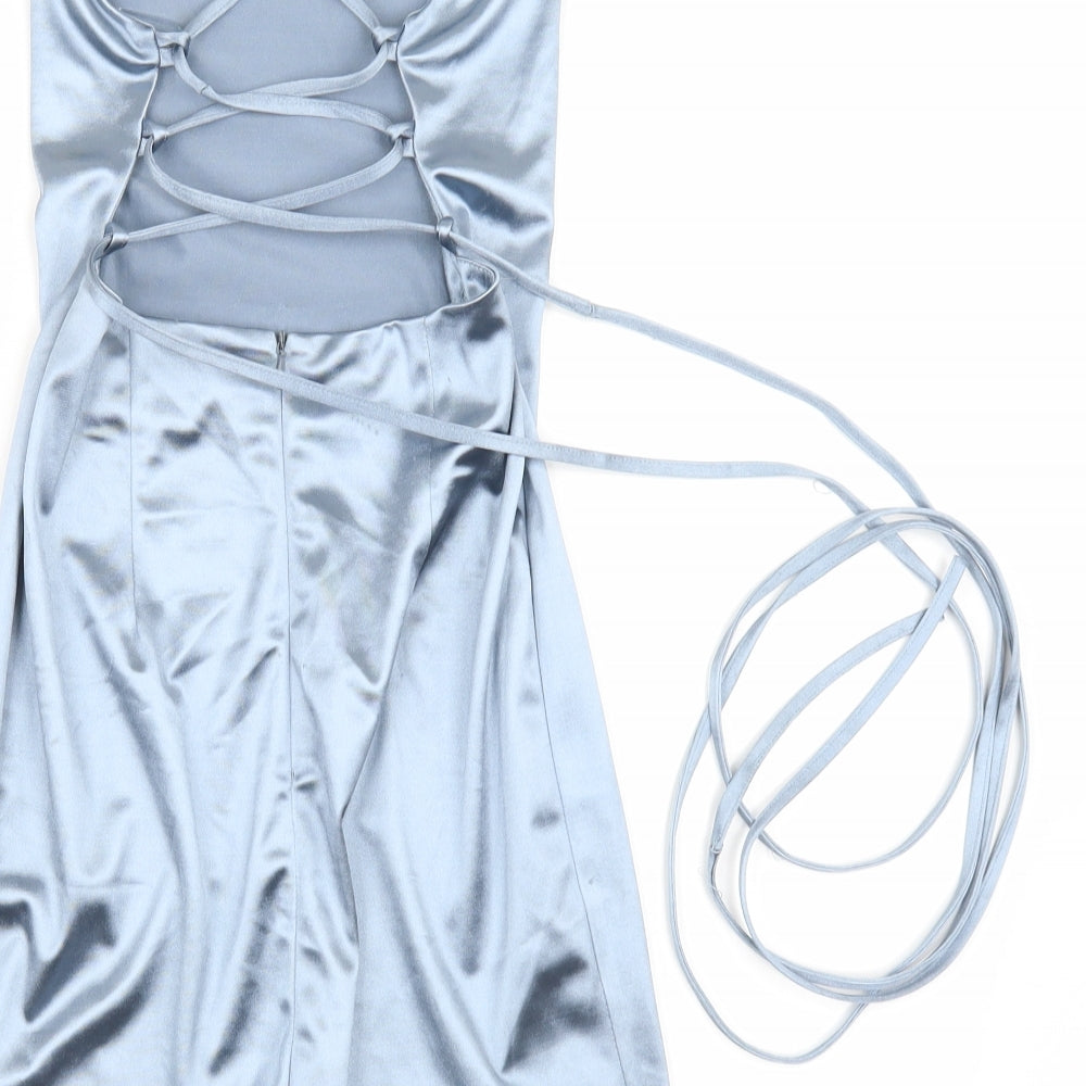 Miss pap Womens Silver   A-Line  Size 8