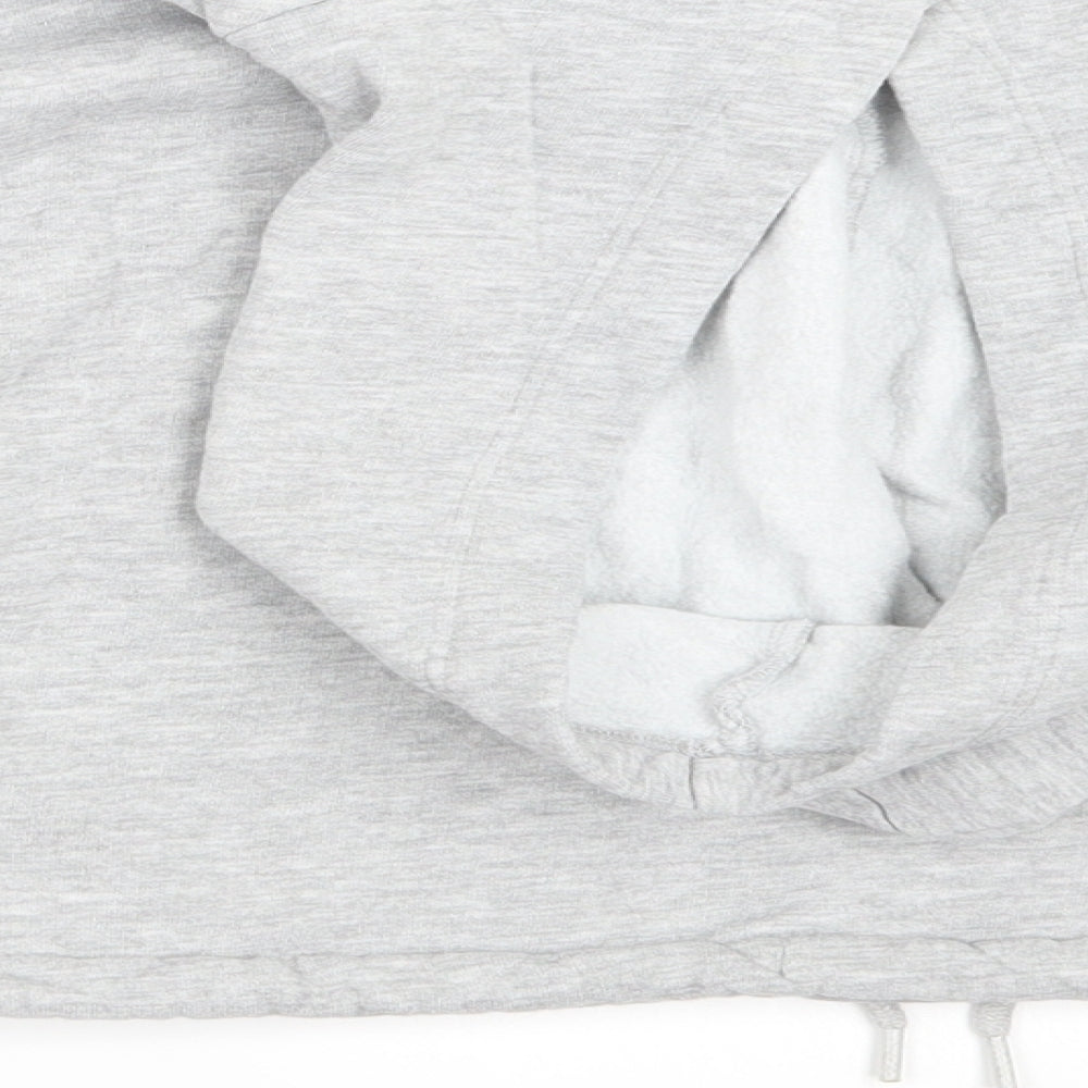 H&M Girls Grey   Pullover Hoodie Size 11 Years