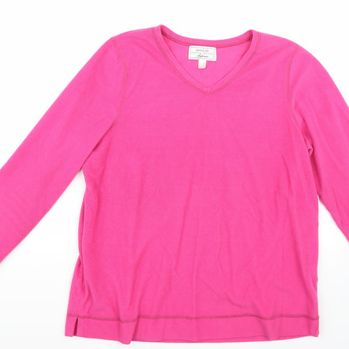 Carole Hochman Womens Pink   Pullover Jumper Size M
