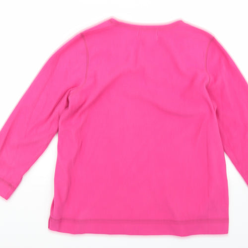 Carole Hochman Womens Pink   Pullover Jumper Size M
