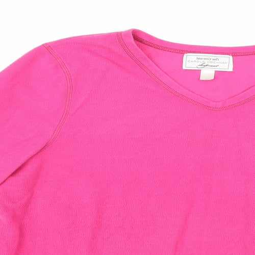 Carole Hochman Womens Pink   Pullover Jumper Size M