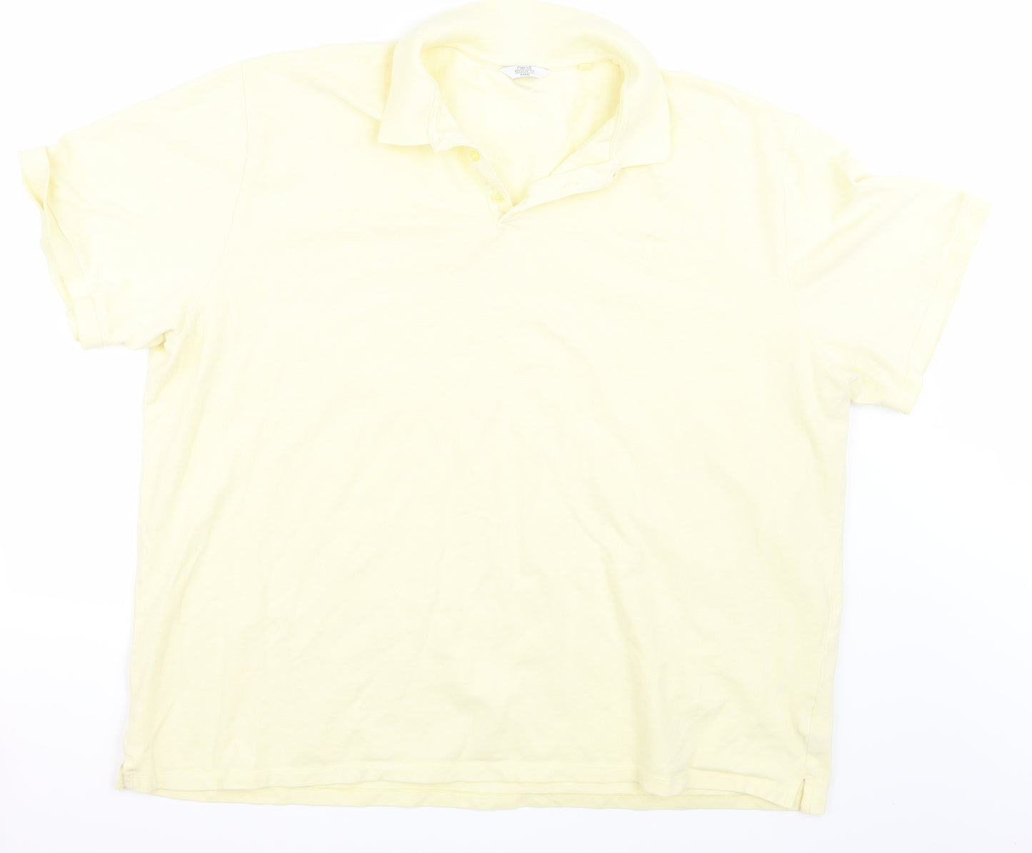 NEXT Mens Yellow    Polo Size 4XL