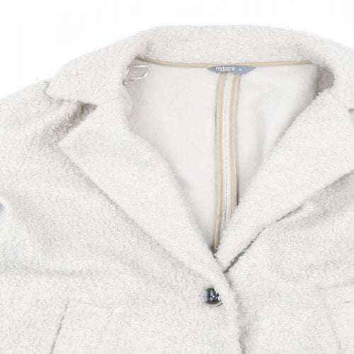 Nutmeg Womens Beige   Jacket Coat Size 16
