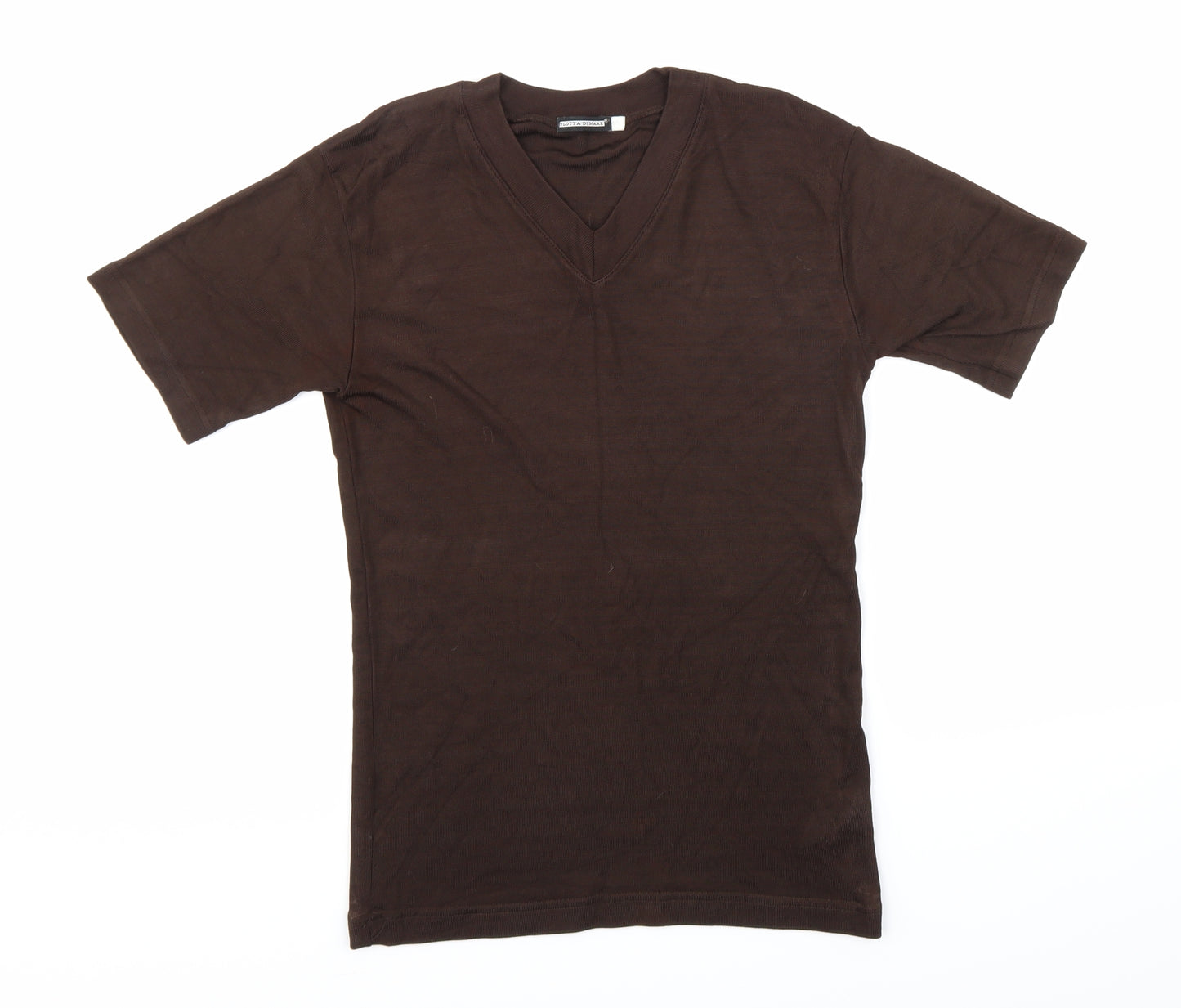Flotta Dimare Womens Brown   Basic Polo Size S