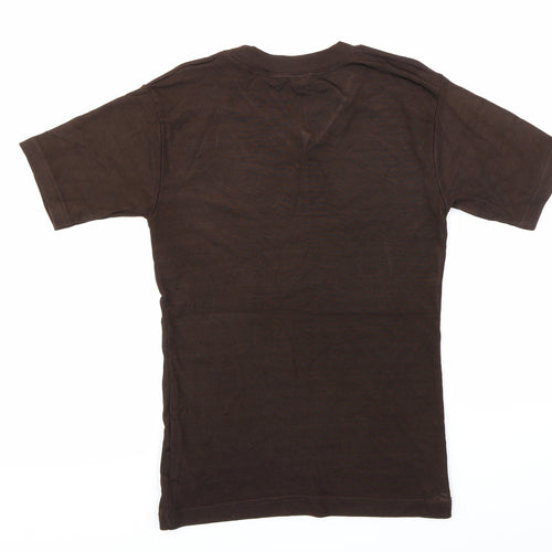 Flotta Dimare Womens Brown   Basic Polo Size S