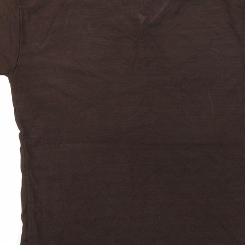 Flotta Dimare Womens Brown   Basic Polo Size S
