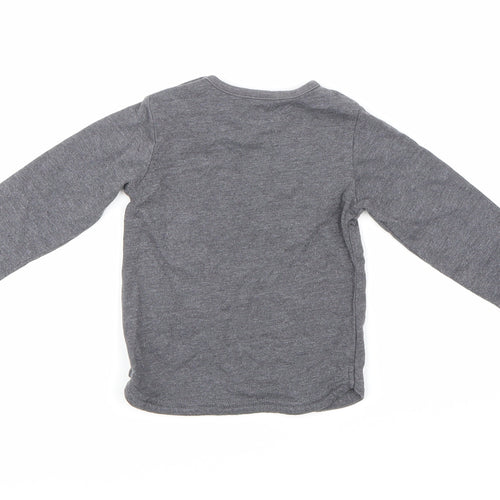 TU Boys Grey   Basic Polo Size 9-12 Months