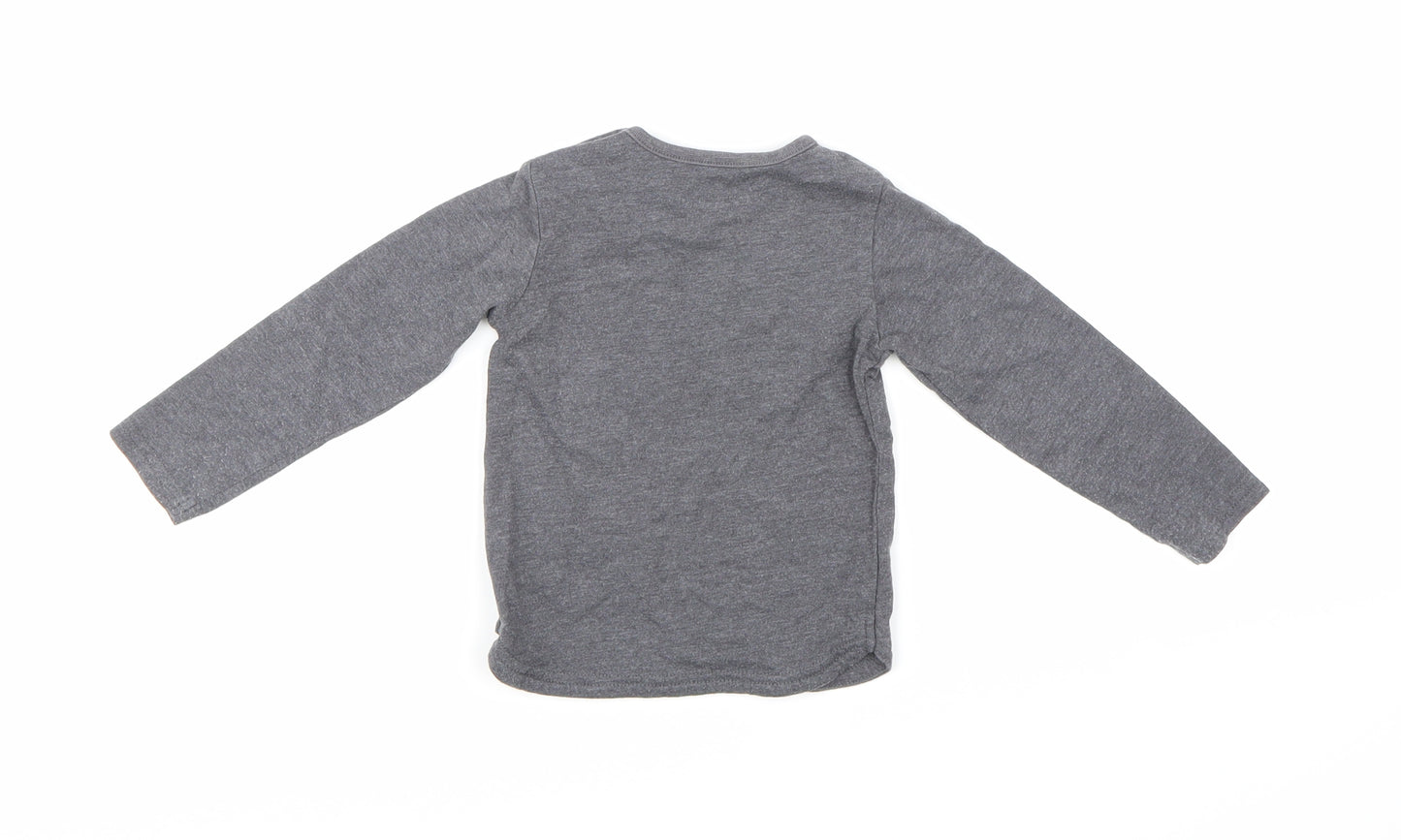 TU Boys Grey   Basic Polo Size 9-12 Months