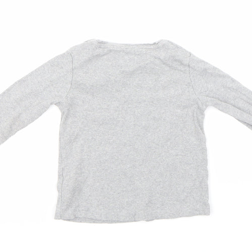 F&F Girls Grey   Basic T-Shirt Size 18-24 Months