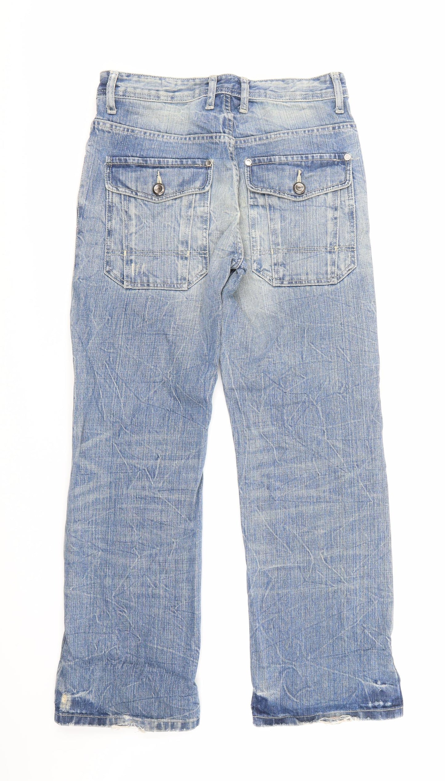 NEXT Womens Blue  Denim Straight Jeans  L28 in