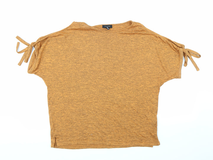 New Look Womens Orange Basic T-Shirt Size M